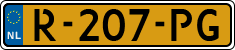 License plate of the Netherlands, Cars