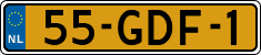 License plate of the Netherlands, Cars