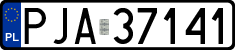 License plates of Poland, Regular car plates