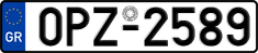 License plate of Greece, Cars