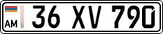 License plate of Armenia, Private owners