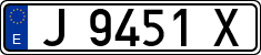 License plates of Spain, 1971 year series