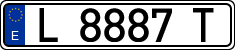 License plates of Spain, 1971 year series