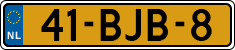 License plate of the Netherlands, Heavy Commercial Vehicles (1994 system)