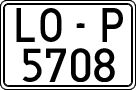 License plates of Spain, 1971 year series