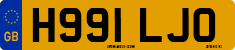 License plate of the United Kingdom, 1983 year system