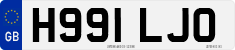 License plate of the United Kingdom, 1983 year system