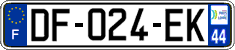 French license plate, SIV (ordinary)