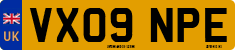 License plate of the United Kingdom, 2001 year system