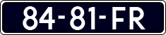 License plate of the Netherlands, Cars