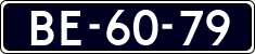 License plate of the Netherlands, Imported oldtimers (commercial vehicles)
