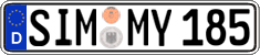 German license plate, Regular plates