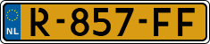 License plate of the Netherlands, Cars