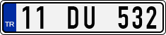 License plate of Turkey, Regular plates