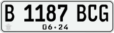 License plate of Indonesia, Regular plates
