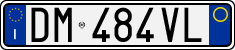 License plate of Italy, Cars (1994 year series)