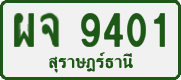 License plate of Thailand, Private owners