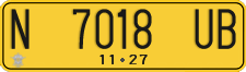 License plate of Indonesia, Commercial vehicles