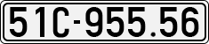 License plate of Vietnam, Cars