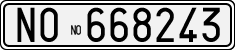 License plate of Italy, Cars (1927 year series)