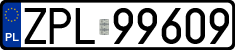 License plates of Poland, Regular car plates