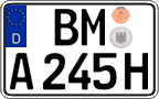 German license plate, Plates for oldtimers (type 
