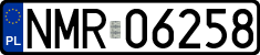 License plates of Poland, Regular car plates