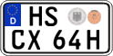 German license plate, Plates for oldtimers (type 