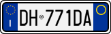 License plate of Italy, Cars (1994 year series)