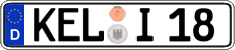 German license plate, Regular plates
