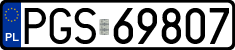 License plates of Poland, Regular car plates