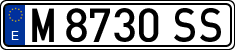License plates of Spain, 1971 year series