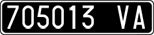 License plate of Italy, Cars (1927 year series)