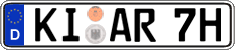 German license plate, Plates for oldtimers (type 