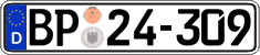German license plate, Authorities and federal agencies