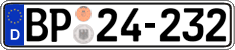 German license plate, Authorities and federal agencies