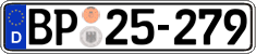 German license plate, Authorities and federal agencies