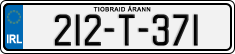 License plate of Ireland, Regular plates