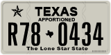 Texas, Apportioned vehicles (2012) (A12-3456)