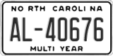 North Carolina, Multi Year (AB-12345)