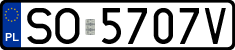 License plates of Poland, Regular car plates