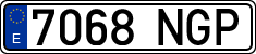 License plates of Spain, Ordinary (2000)