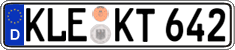 German license plate, Regular plates