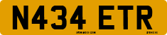 License plate of the United Kingdom, 1983 year system