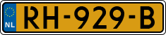 License plate of the Netherlands, Cars