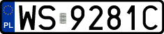 License plates of Poland, Regular car plates