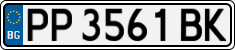 License plate of Bulgaria, Cars