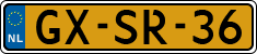 License plate of the Netherlands, Cars