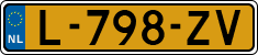 License plate of the Netherlands, Cars