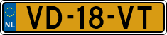 License plate of the Netherlands, Commercial Vehicles (1951-1994 system)